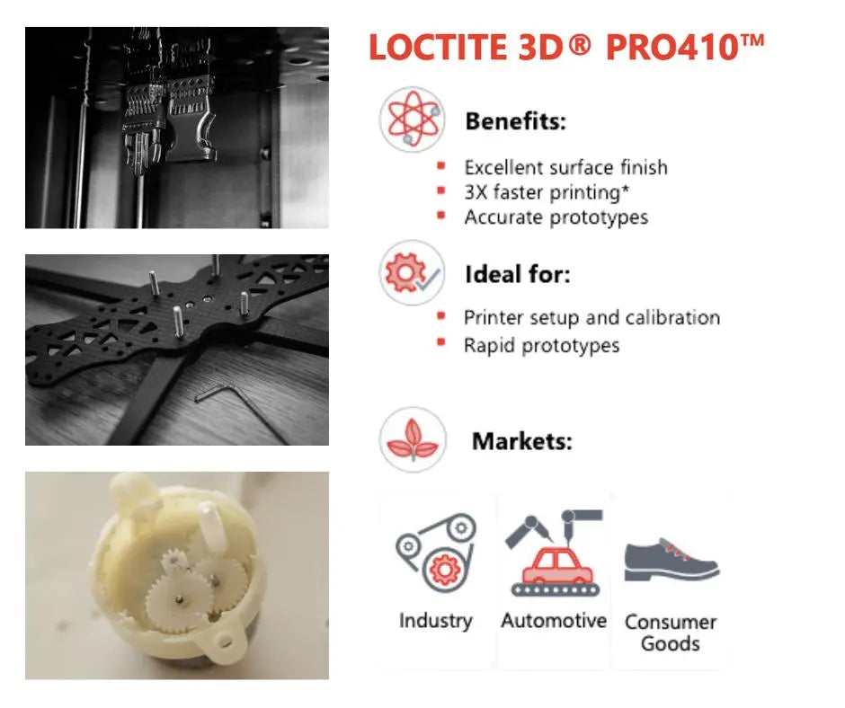 Henkel LOCTITE 3D Pro410 Black - 1kg