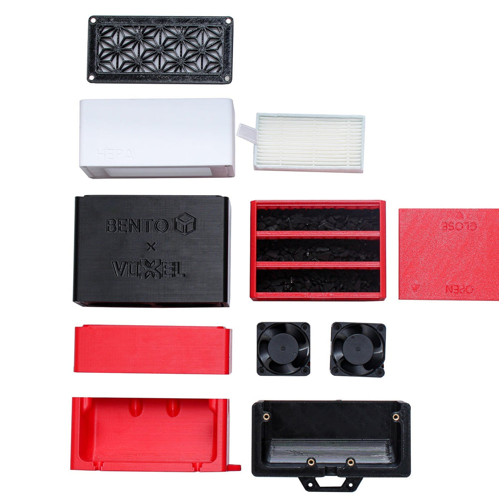 VOXEL x Bento Box 3D Printer Air Filter | HEPA 13 + Activated Carbon ...