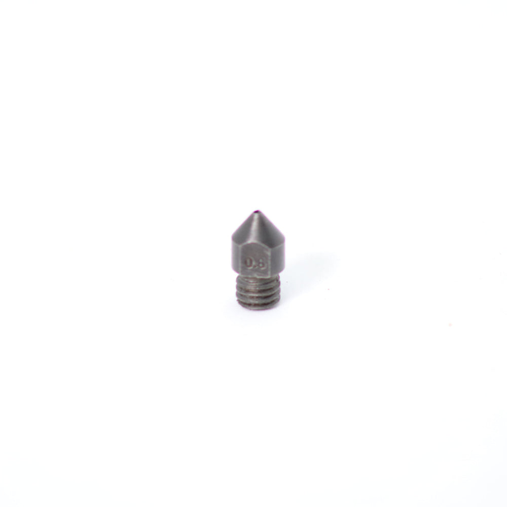 MK8 Hardened Steel Nozzle 1.75mm-0.6mm (5mm Thread Length) 2 pack