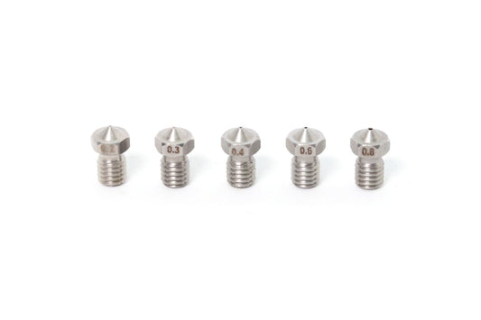 V6 E3D Clone Stainless Steel Nozzle Variety  0.2,0.3,0.4,0.6,0.8mm