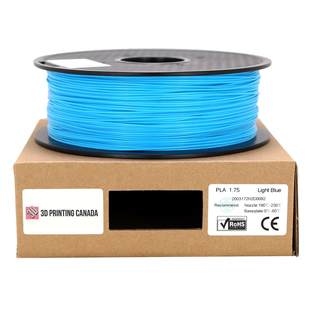 Bleu clair - Filament PLA standard - 1,75 mm, 1 kg 