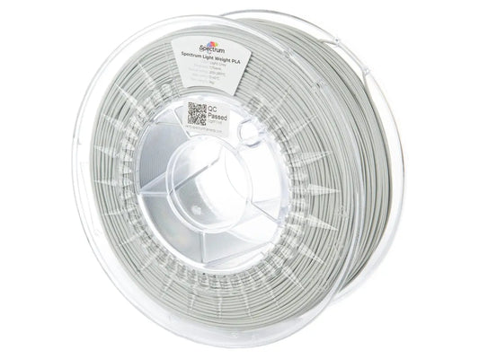 Light Grey - Spectrum Light Weight PLA Filament - 1.75mm, 1kg