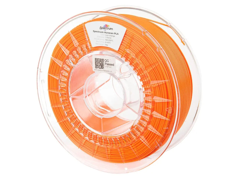 Lion Orange - Spectrum Huracan PLA Filament - 1.75mm, 1kg