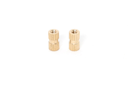 M3x10mm Press-in Brass Knurled Insert Nut (Qty 2)