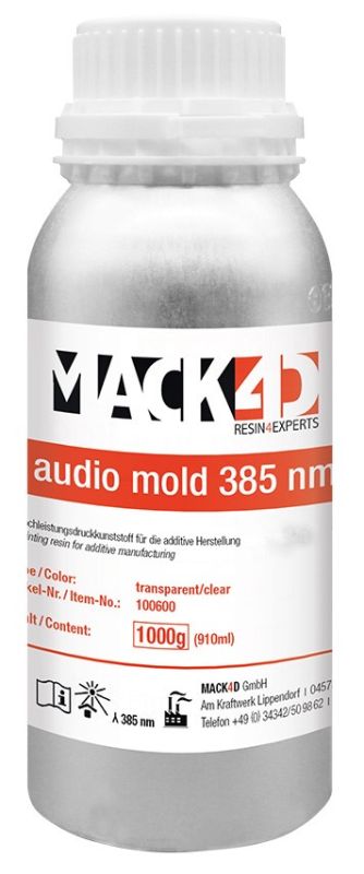 Mack4D Audio Mold 385nm Resin