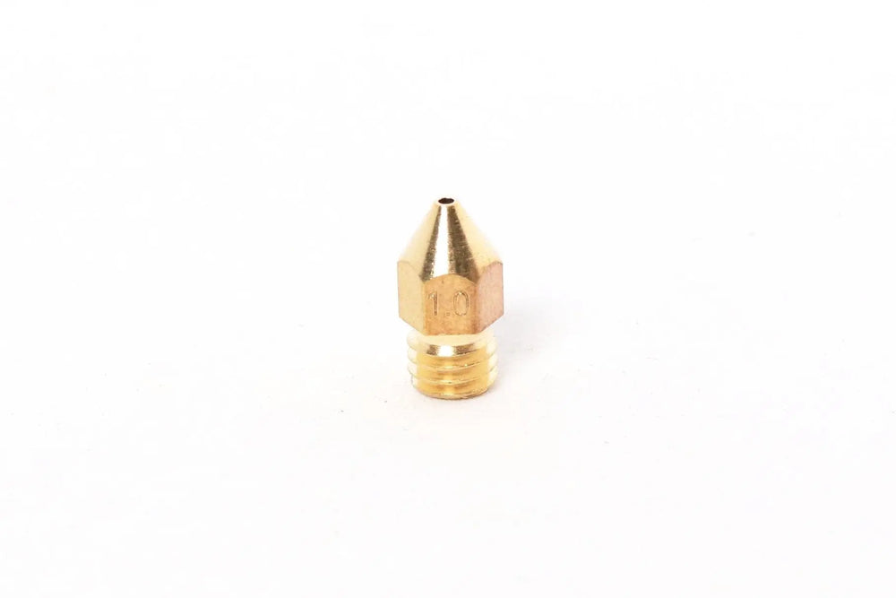 MK8 Brass Nozzle 1.75mm-1.0mm (5mm Thread Length) (5 Pack)