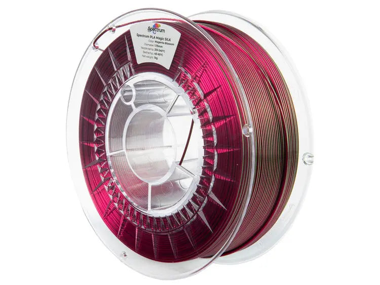 Magenta Blossom - Spectrum PLA Magic SILK Filament - 1.75mm, 1kg Spectrum Filaments