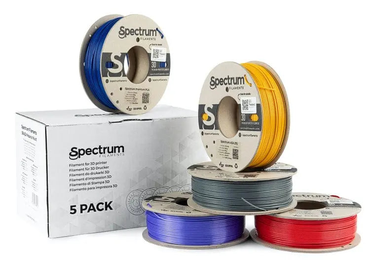 Pack multi de mélange de matières #1 - Spectrum Material Mix Filament - 1,75 mm, 5 x 0,25 kg