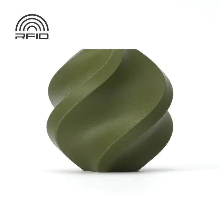Matte Dark Green - Bambu Lab PLA Matte Filament - 1.75mm, 1kg Bambu Lab