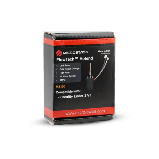 Micro Swiss FlowTech™ Hotend for Creality Ender 3 V3 / Ender 3 V3 Plus Micro Swiss