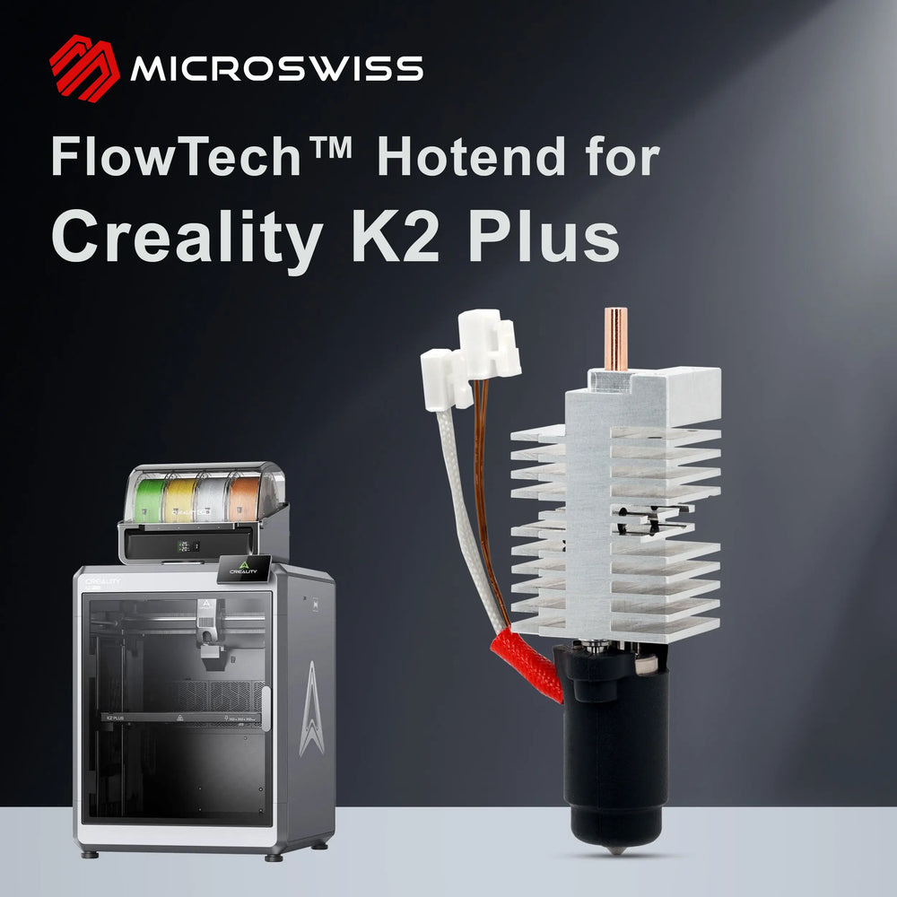 Microswiss FlowTech™ Hotend for Creality K2 Plus Micro Swiss