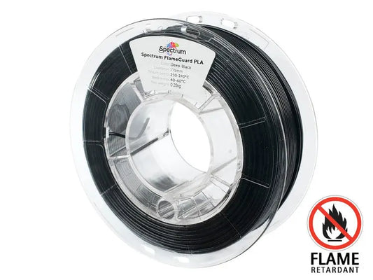 Filament PLA Spectrum FlameGuard, noir nuit, 1,75 mm, 1 kg
