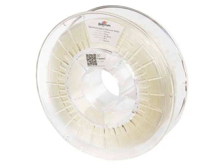 Natural - Spectrum Nylon PA6 Low Warp Filament - 1.75mm, 0.5kg