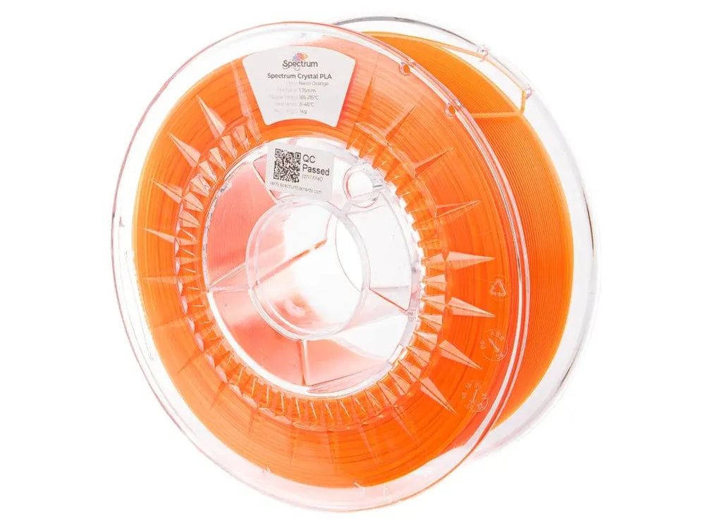 Neon Orange - Spectrum PLA Crystal - 1.75mm, 1kg