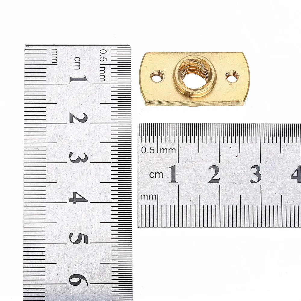 Creality officiel en laiton 8 mm fente en T écrou à vis à 4 départs T8