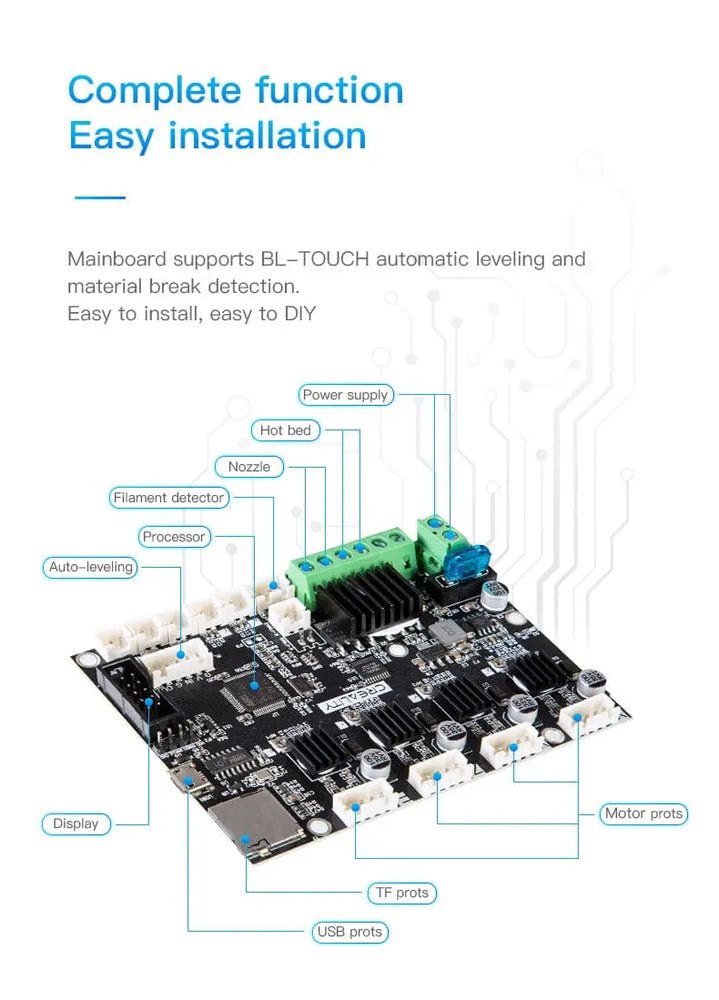 Carte de contrôle officielle Creality Ender 3 MAX Silent 32bit V4.2.2