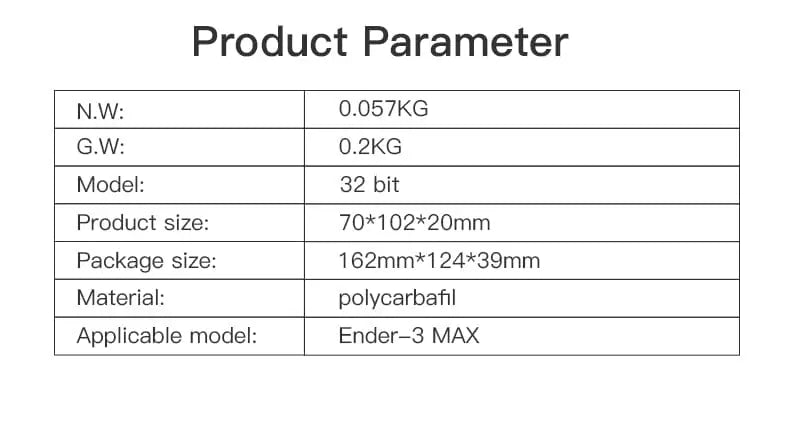 Carte de contrôle officielle Creality Ender 3 MAX Silent 32bit V4.2.2