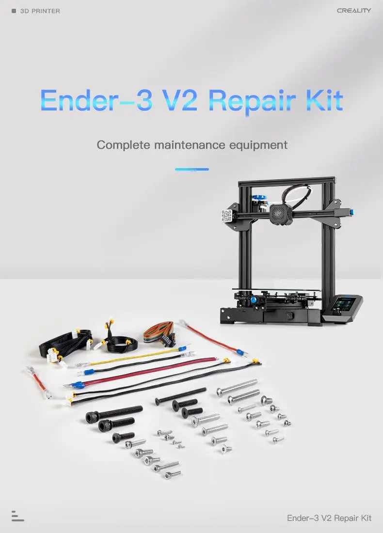 Kit de réparation officiel Creality Ender-3 V2 pour équipement d’entretien complet