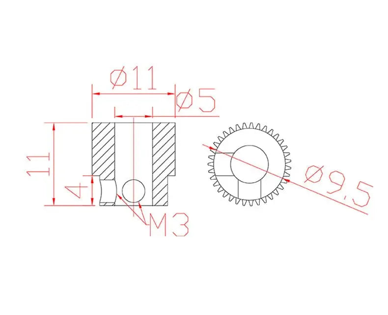 Official Creality Extruder Gear