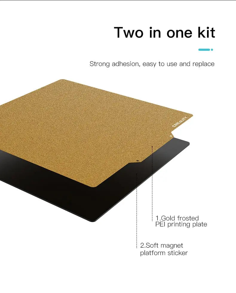 Official Creality PEI (One Side Textured) Spring Steel Sheet for 320x310mm