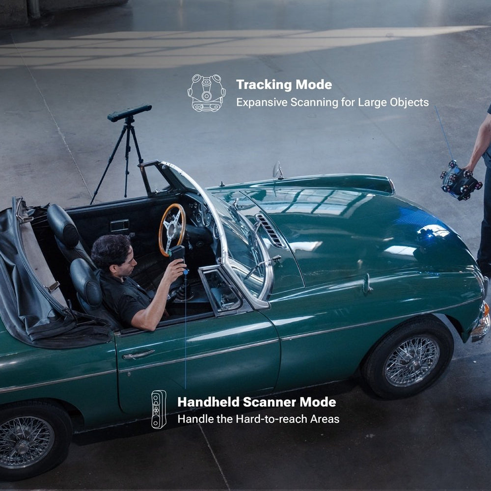 EinScan Trak One System, Two Work Modes