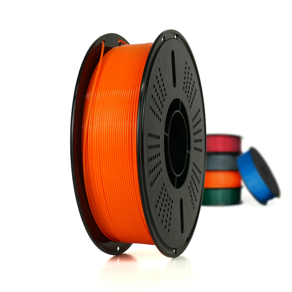 Orange - Budget PETG Filament - 1.75mm, 1kg 3D Printing Canada