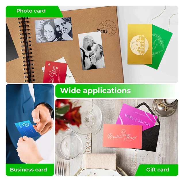 xTool Matte Black Metal Business Card (300Pcs)