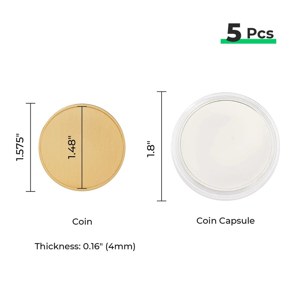 xTool Blank Commemorative Coins (5pcs)