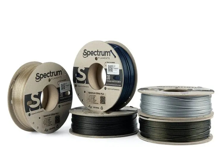 PLA Glitter Multi Pack - Spectrum Glitter PLA Filament - 1.75mm, 5x 0.25kg
