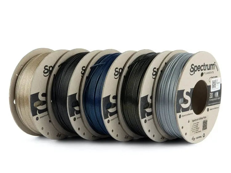 PLA Glitter Multi Pack - Spectrum Glitter PLA Filament - 1.75mm, 5x 0.25kg