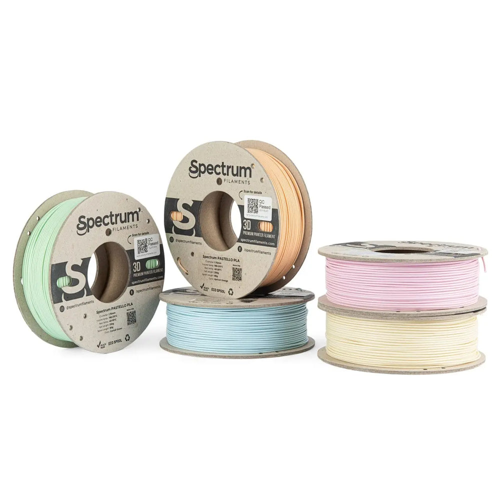 PLA Pastello Multi Pack - Spectrum PLA Pastello Filament - 1.75mm, 5x 0.25kg