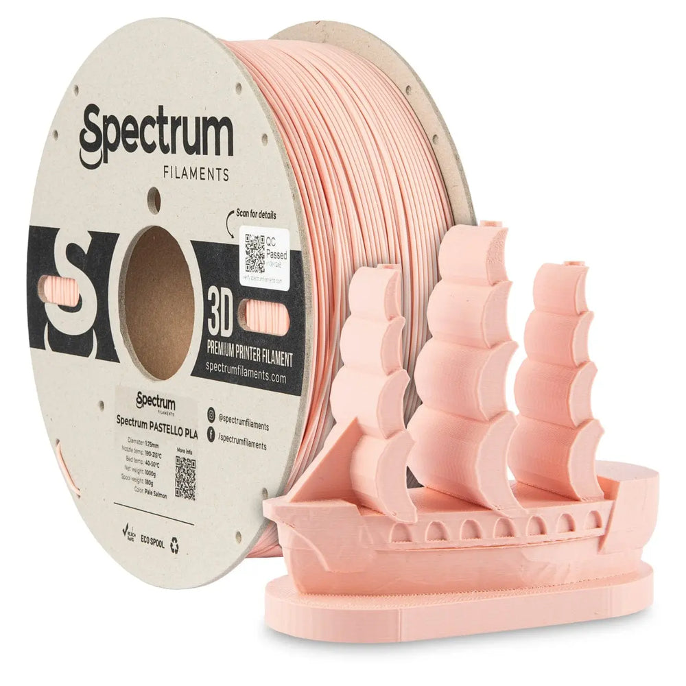 Pale Salmon - Spectrum Pastello PLA Filament - 1.75mm, 1kg