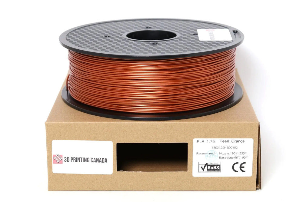 Pearl Orange - Standard PLA Filament - 1.75mm, 1kg