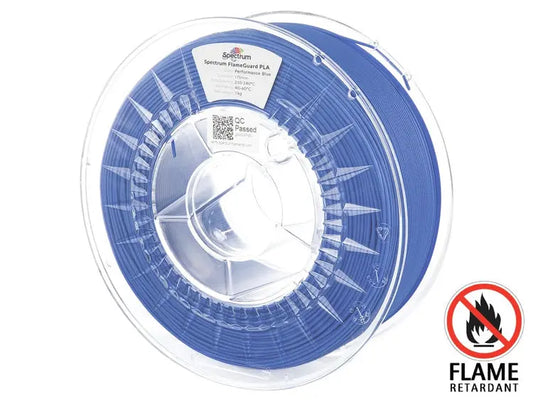 Filament PLA Spectrum FlameGuard, bleu performance, 1,75 mm, 1 kg
