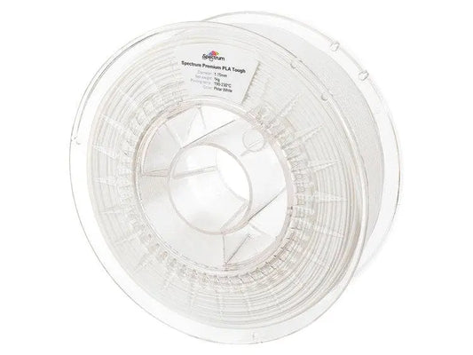 Polar White - 1.75mm Spectrum PLA Tough Filament - 1 kg