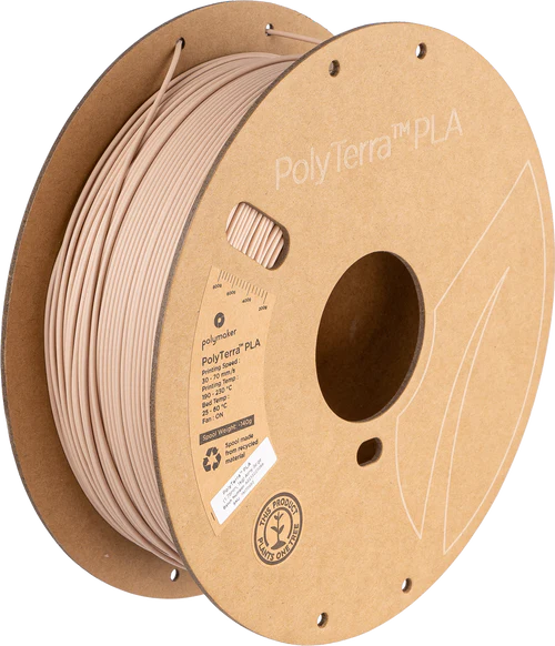 Army Beige - Polymaker PolyTerra PLA - 1.75mm, 1kg