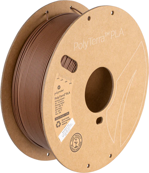 Earth Brown - Polymaker PolyTerra PLA - 1.75mm, 1kg