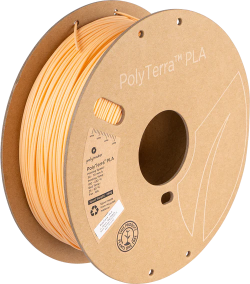 Peach - Polymaker PolyTerra PLA - 1.75mm, 1kg