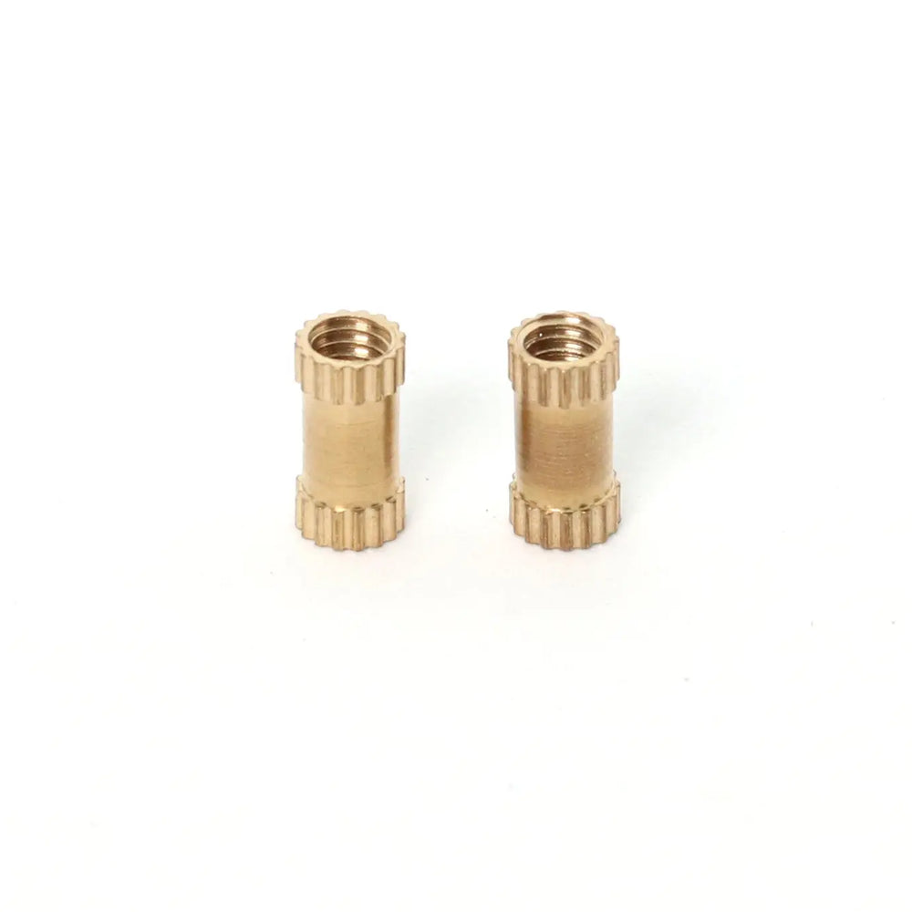 Press-in Knurled Insert Nut M4 X 10mm (Qty 2)