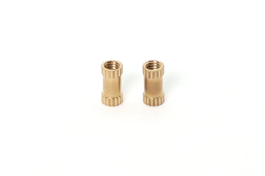 Press-in Knurled Insert Nut M4 X 10mm (Qty 2)