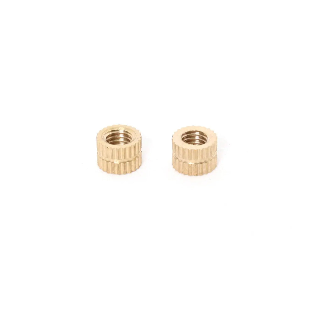 Press--in M5x5 OD7 Brass Knurled Insert Nut (Qty 2)