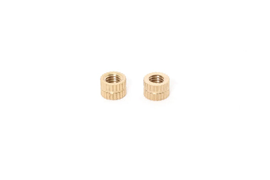 Press--in M5x5 OD7 Brass Knurled Insert Nut (Qty 2)