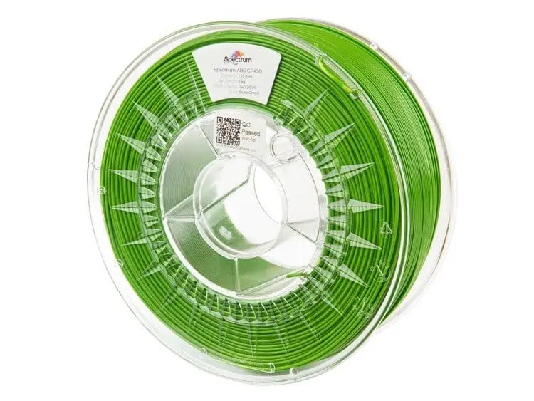 Pure Green - Spectrum ABS GP450 Filament - 1.75mm, 1kg - 3D Printing