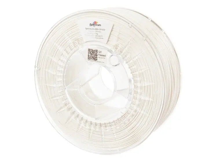 Pure White - Spectrum ABS GP450 Filament - 1.75mm, 1kg