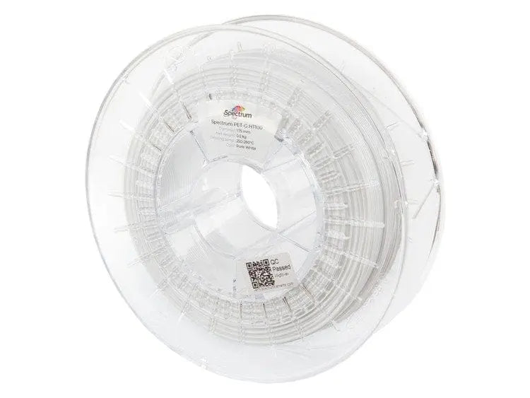 Pure White - Filament Spectrum PET-G HT100 - 1,75 mm, 0,5 kg