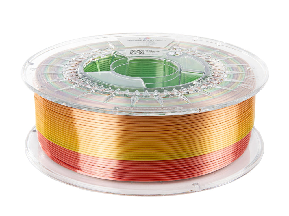 Fusion - Spectrum PLA Rainbow SILK Filament - 1.75mm, 1kg Spectrum Filaments