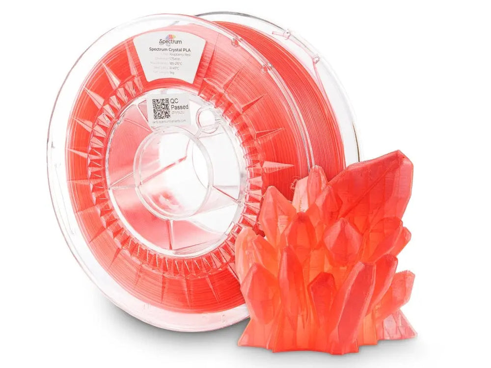 Raspberry Red - Spectrum PLA Crystal - 1,75 mm, 1 kg