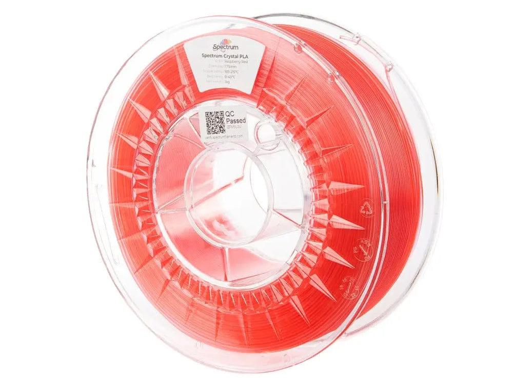 Raspberry Red - Spectrum PLA Crystal - 1,75 mm, 1 kg