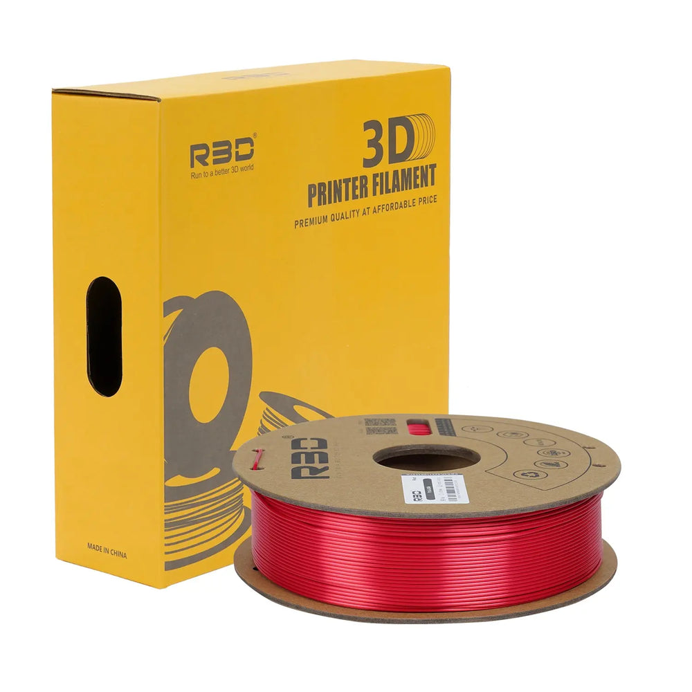 Redes En R3d Red R3D Silk PLA Filament 1.75mm 1kg – Glossy Finish