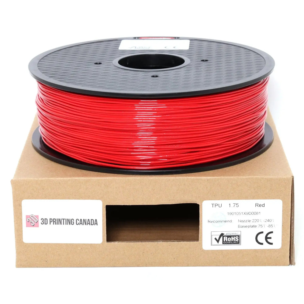 Rouge - Filament TPU standard - 1,75 mm, 1 kg